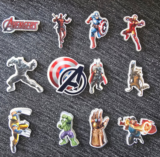 Superhero Inspired Cupcake Topper Set 🦸‍♂️⚡
