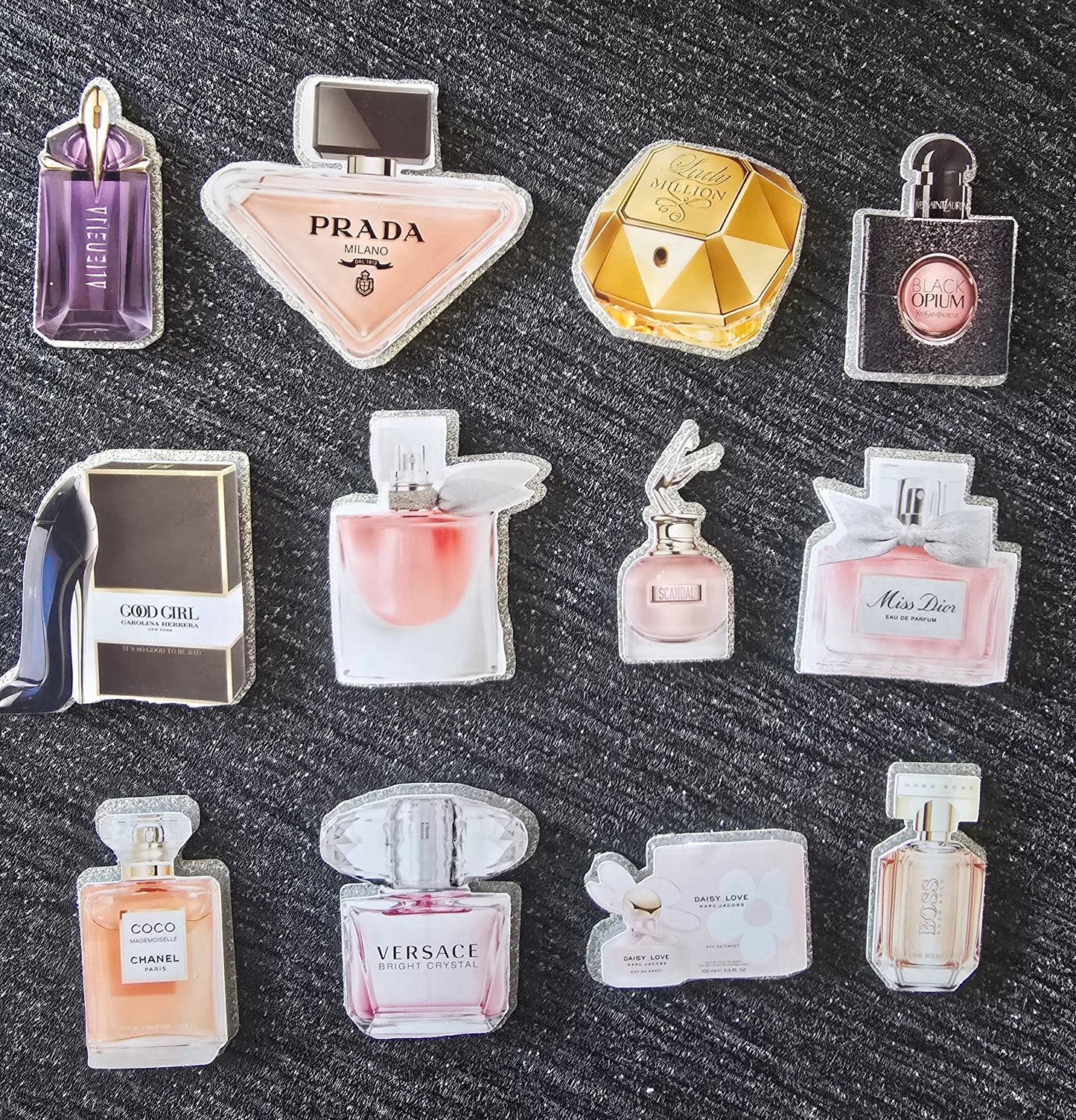 Luxury Women’s Perfume Cupcake Topper Set 💕✨