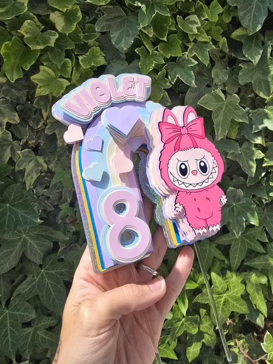 Labubu Cake Topper Single Labubu