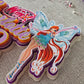 Personalised Fairy Birthday Cake Topper – Custom Name & Age Magical Fairy Party Decoration – Girls Birthday Cake Decor