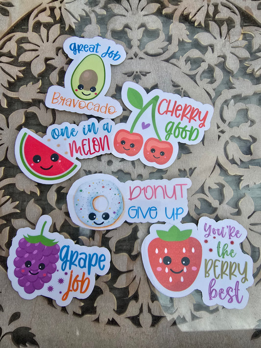 Positive Fruits Stickers