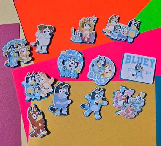 Bluey Cupcake Toppers