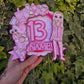 Pink Make Up Cake Topper
