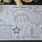 Personalised Colouring & Activity Placemats - A4 & A3 Birthday Party Activity Sheets