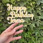 3d Birthday Topper