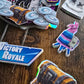 Personalised Gaming Battle Cake Topper Set – Custom Name & Age Gamer Birthday Cake Decorations – Video Game Party Cake Toppers