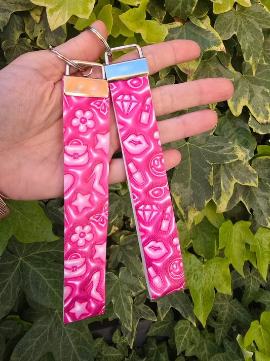 Girly Pink Key Fob