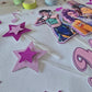 Pop Star Girl Cake Topper Set - Personalised Name & Age - Music Birthday Cake Decorations