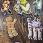 Fairytale Ogre Birthday Cake Topper Set - Storybook Character Party Decorations - Kids Themed Cake Decor