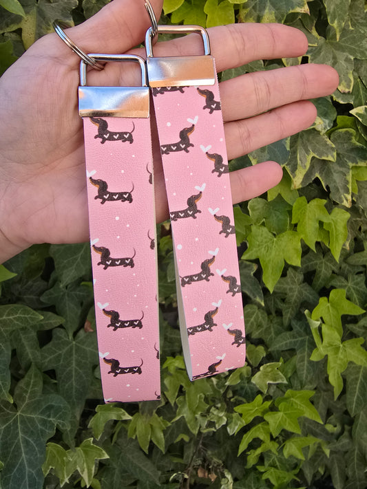 Sausage Dog Key Fob