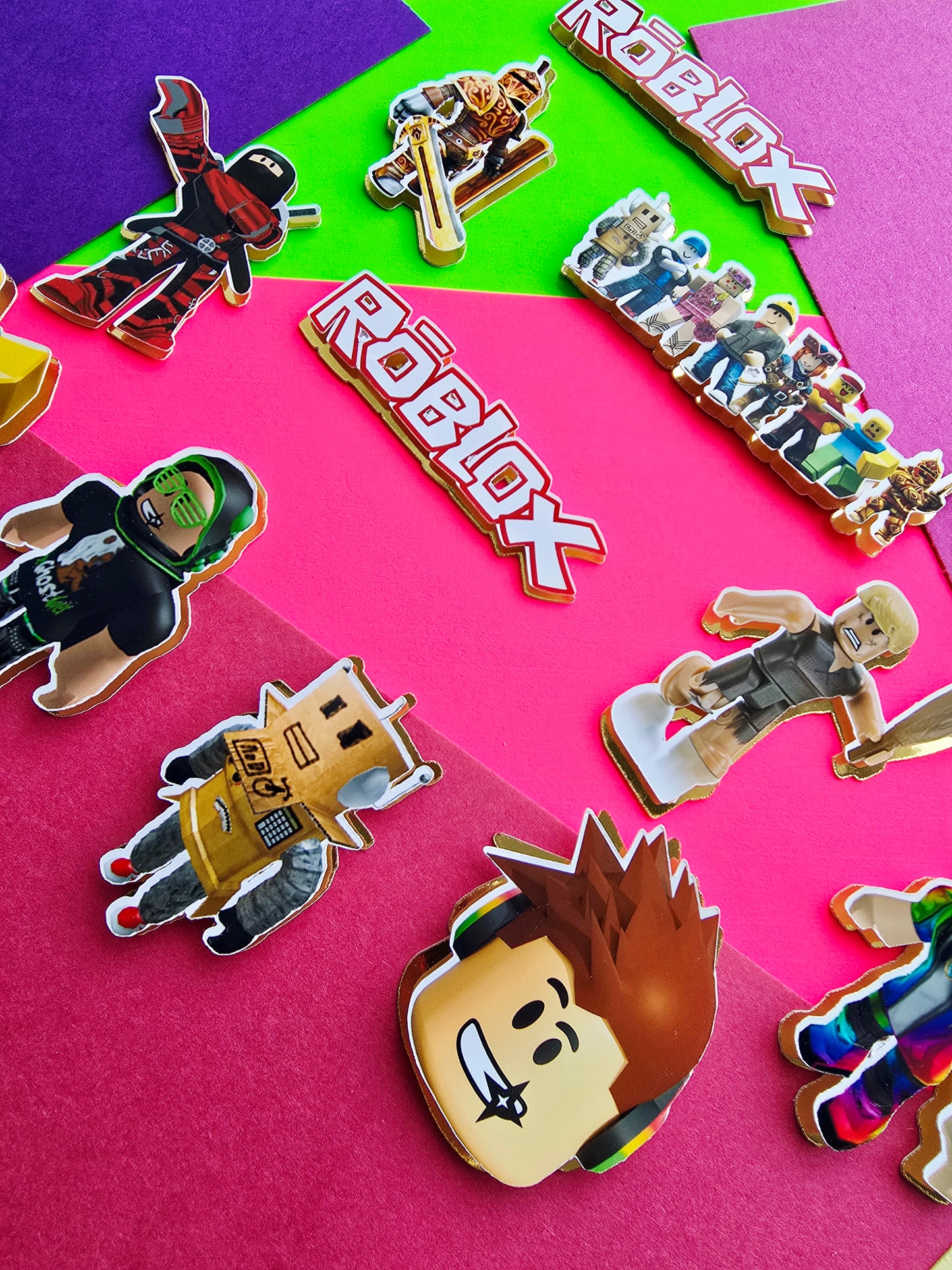 Roblox Cupcake Toppers