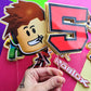 Roblox Cake Toppers Set