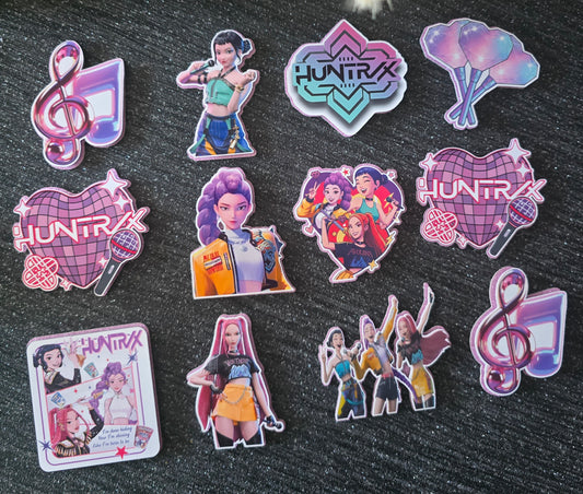 HUNTR/X Cupcake Topper Set 🎤💖