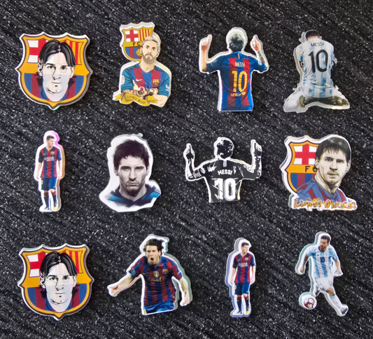 Football Legend Inspired Cupcake Topper Set ⚽💙❤️