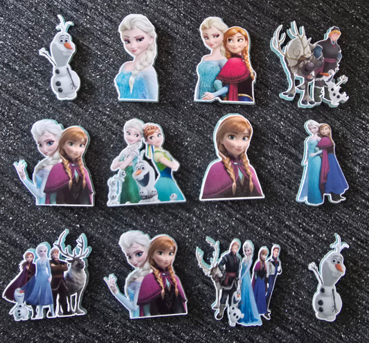 Ice Princess Inspired Cupcake Topper Set ❄️💙