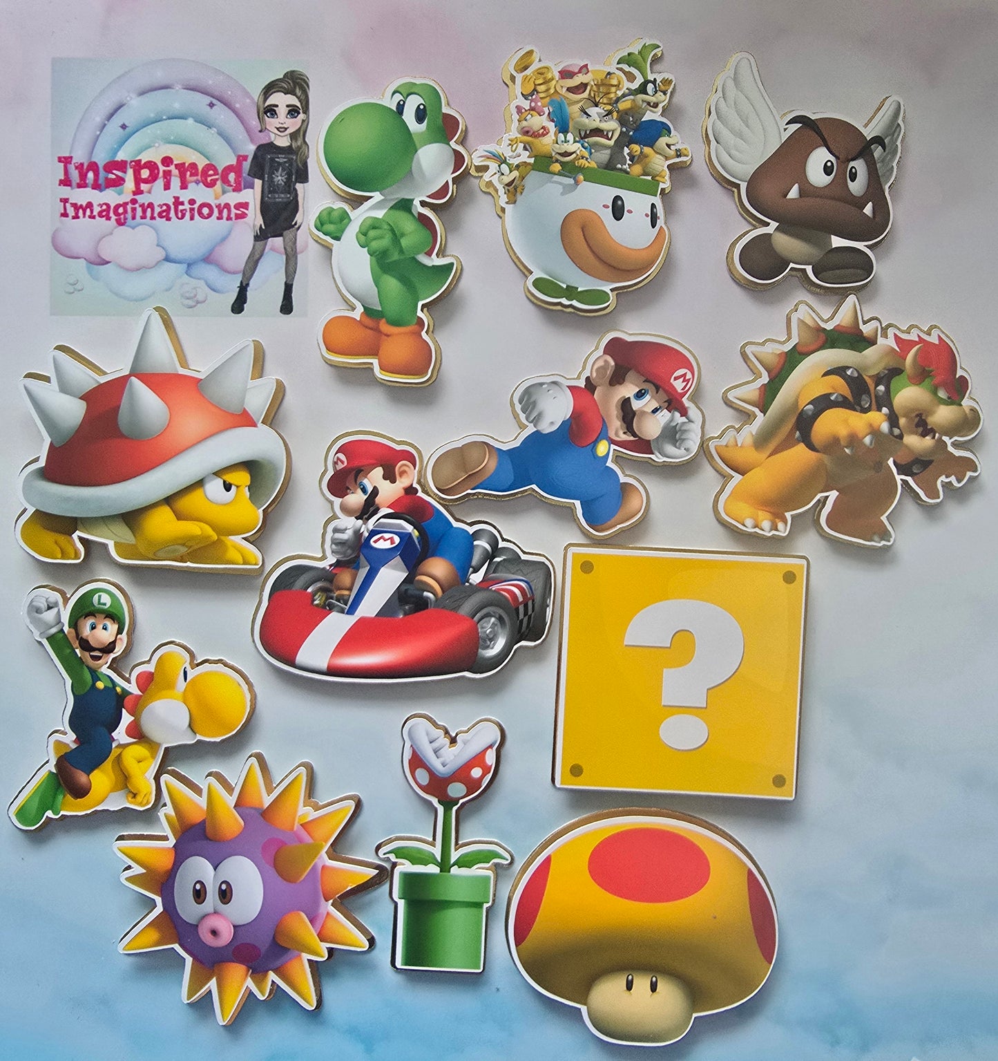Mario Cupcake Toppers