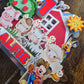 Personalised Farm Birthday Cake Topper – Custom Name & Age Barnyard Party Decoration – Farm Animal Cake Decor