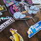 Personalised Gaming Battle Cake Topper Set – Custom Name & Age Gamer Birthday Cake Decorations – Video Game Party Cake Toppers